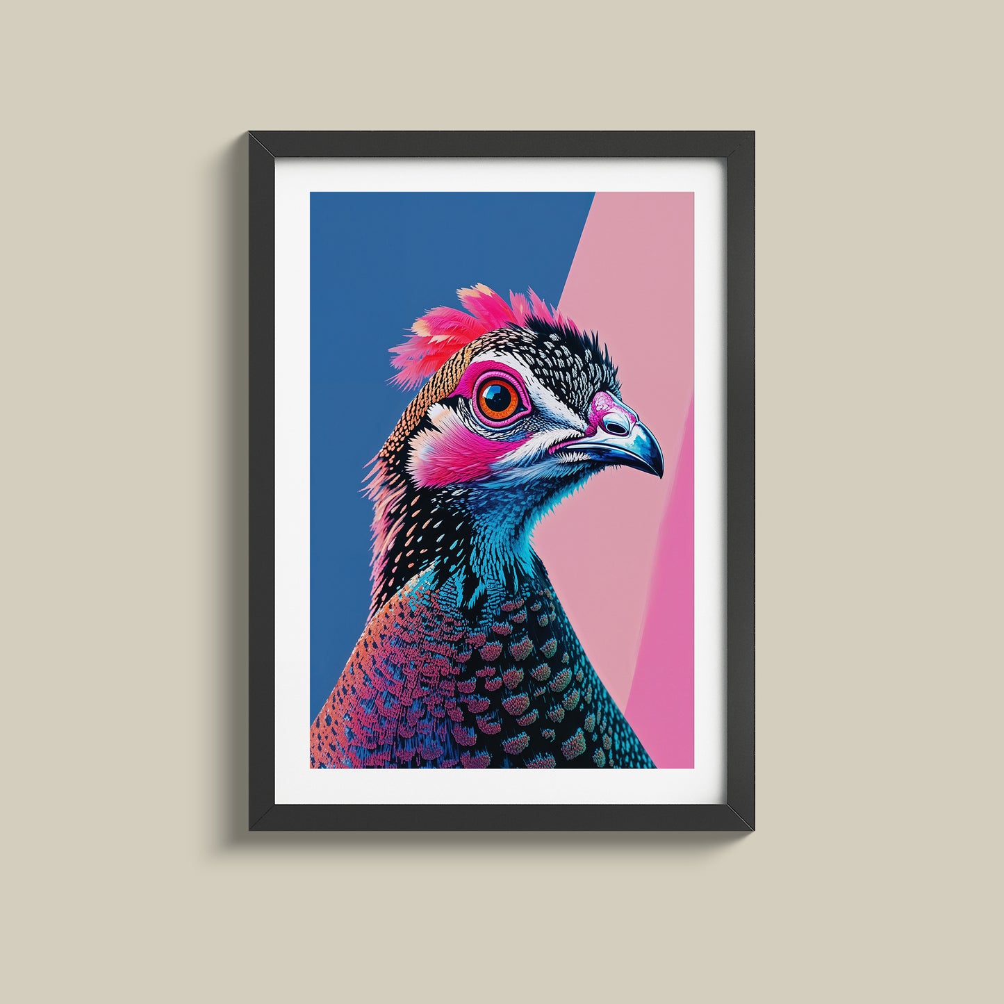 Stunning Pop art Poultry set of three prints