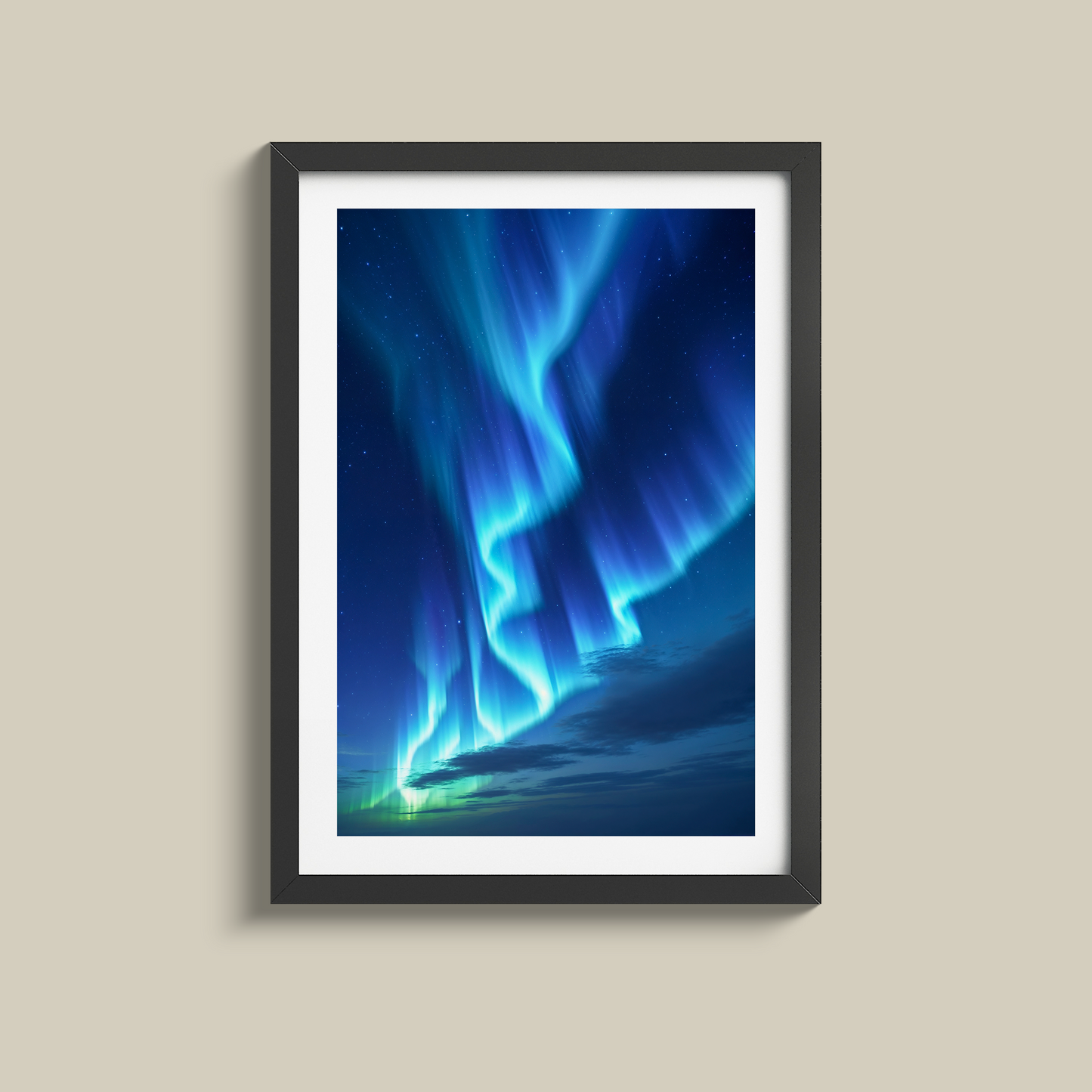 Gorgeous Northern lights print