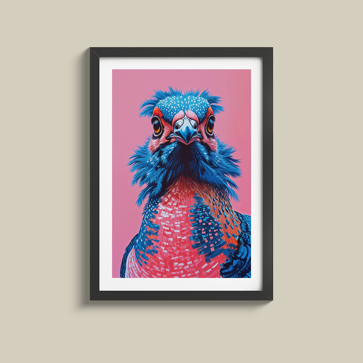 Stunning Pop art Poultry set of three prints