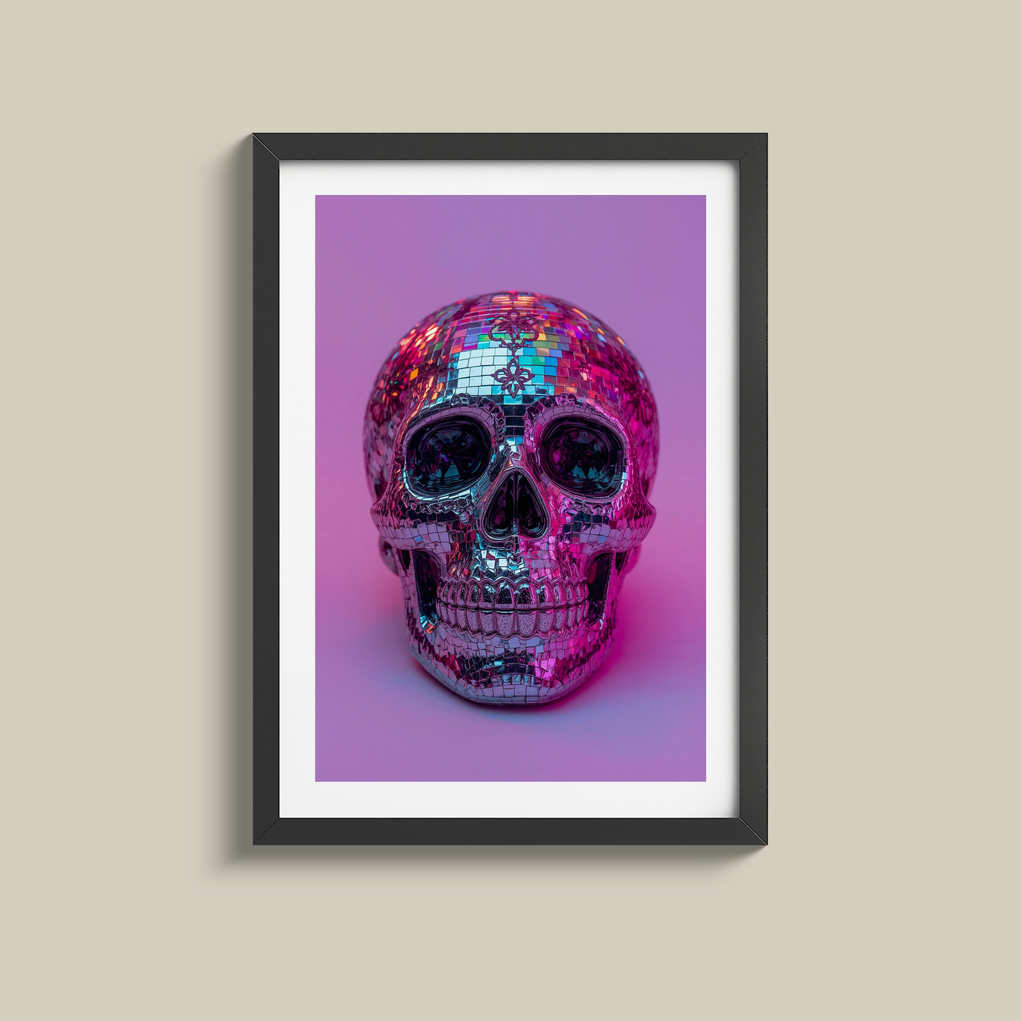 Vibrant Day of the Dead Disco 2 Print