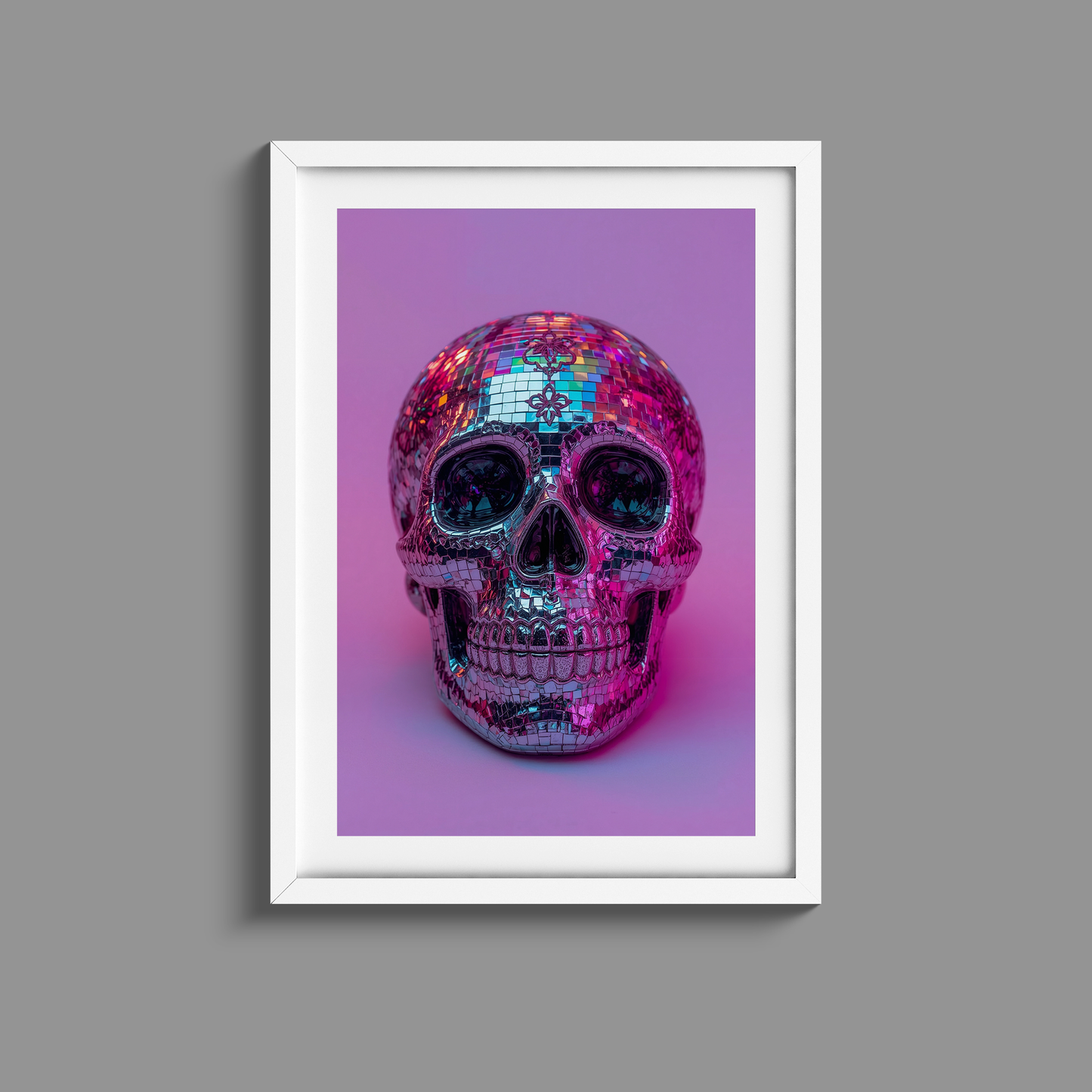 Vibrant Day of the Dead Disco 2 Print