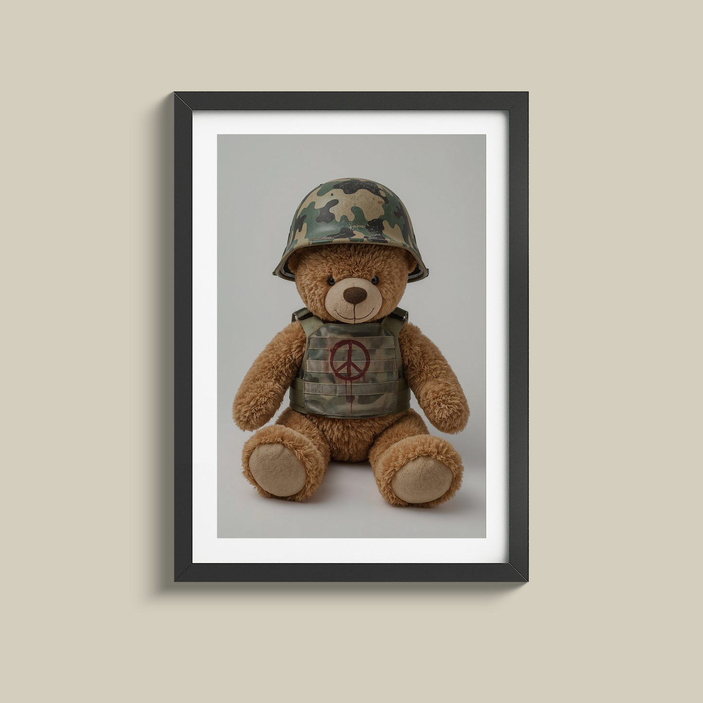 Raw War Teddy Print 2