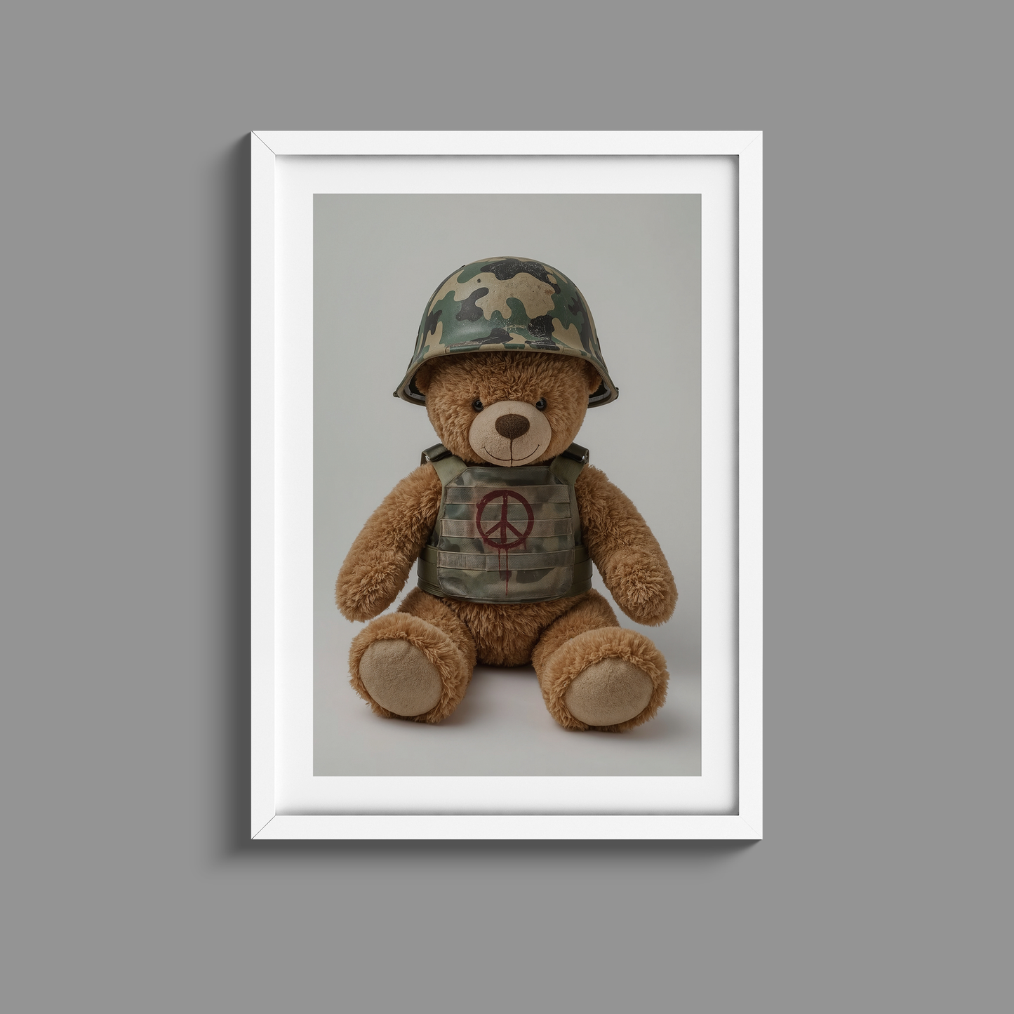 Raw War Teddy Print 2