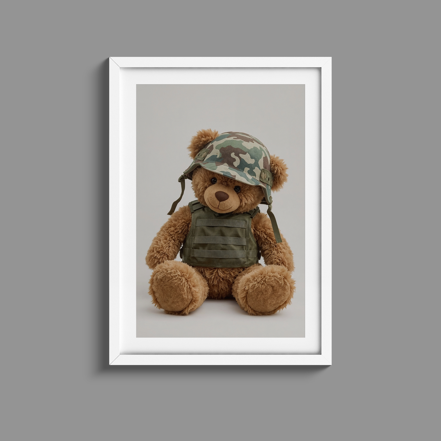 Raw War Teddy Print