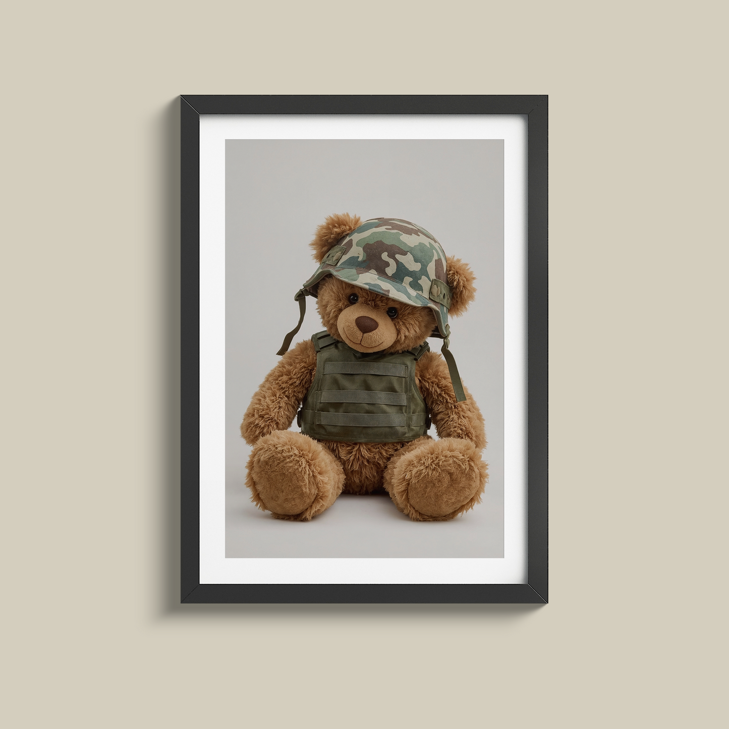 Raw War Teddy Print