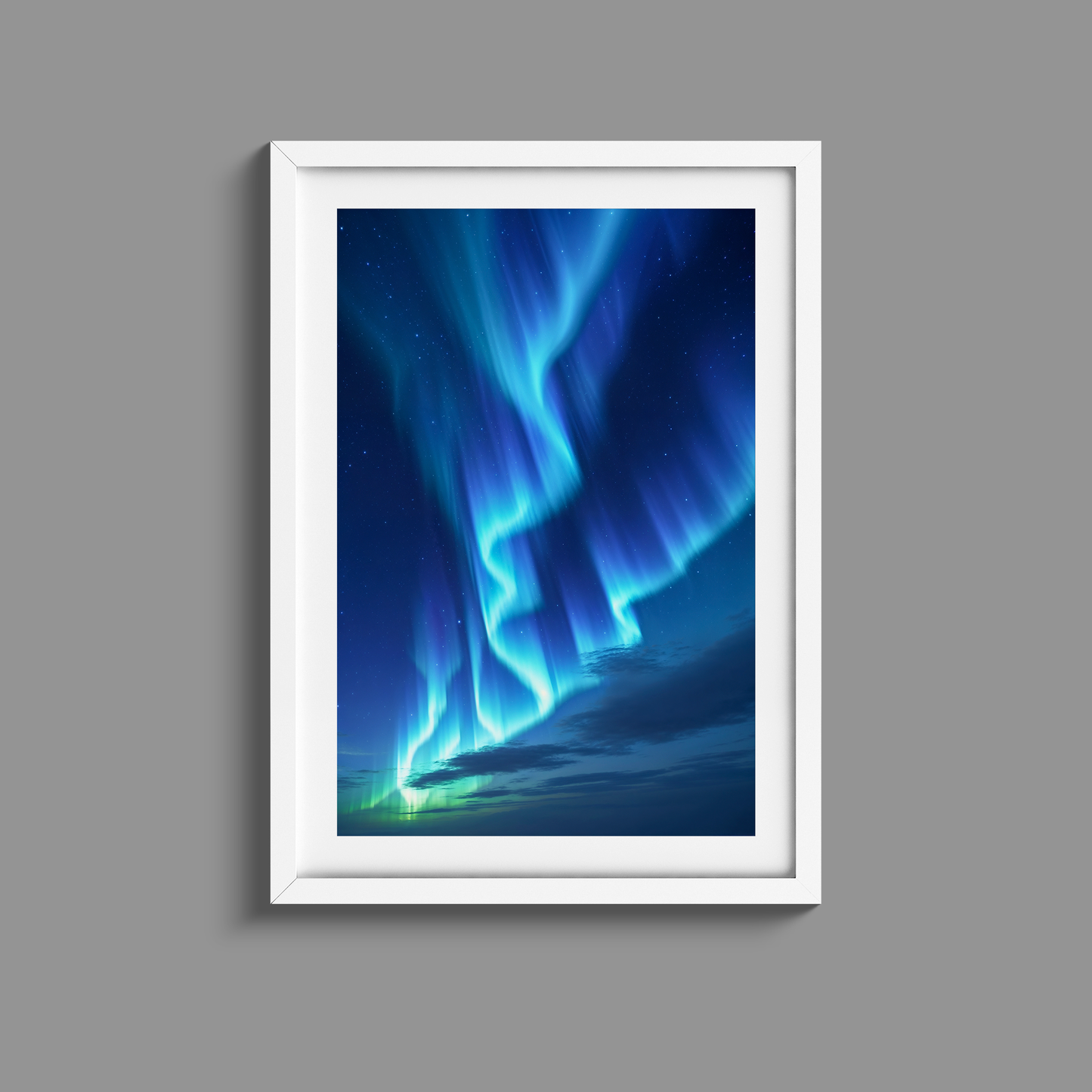 Gorgeous Northern lights print