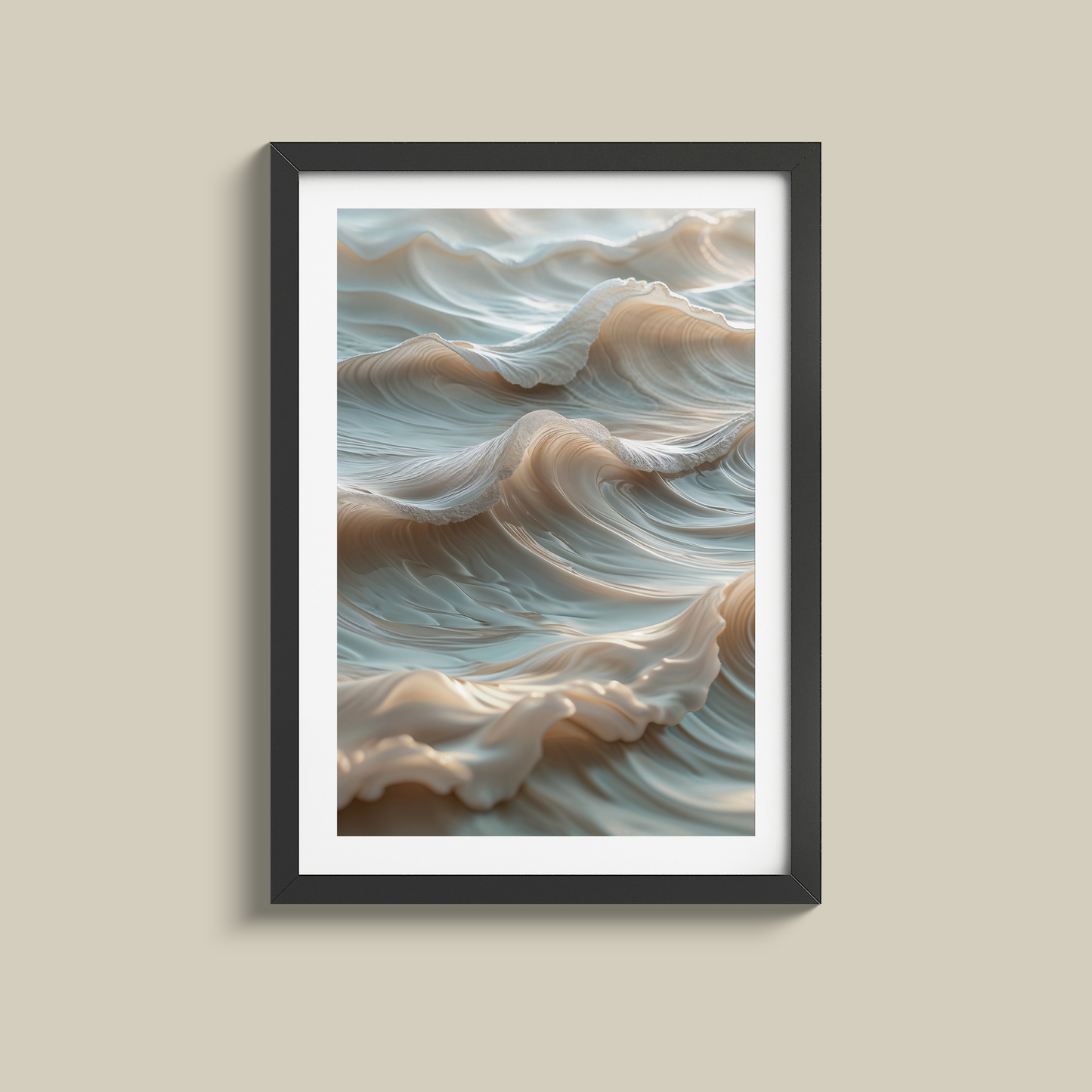 Beautiful abstract waves print
