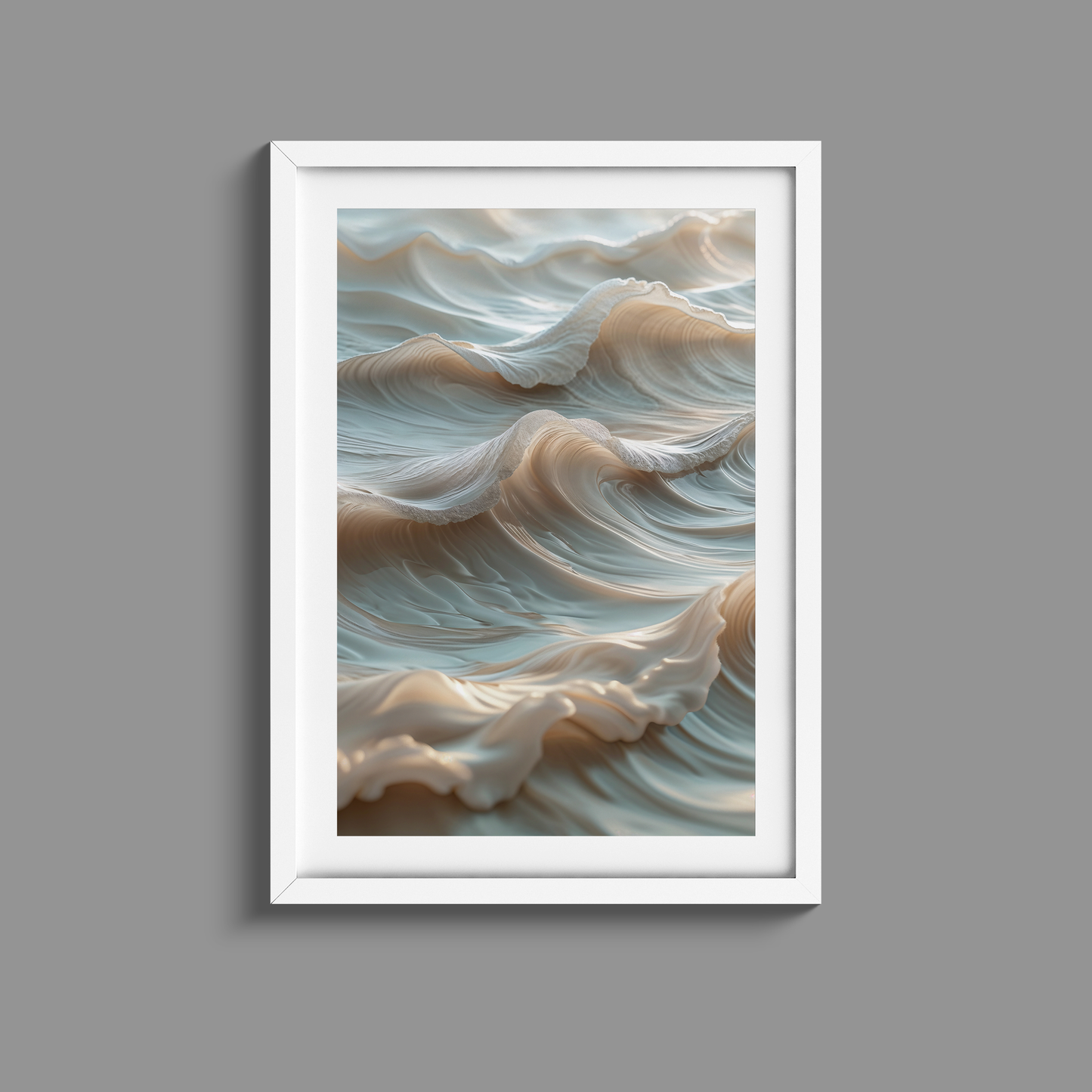 Beautiful abstract waves print