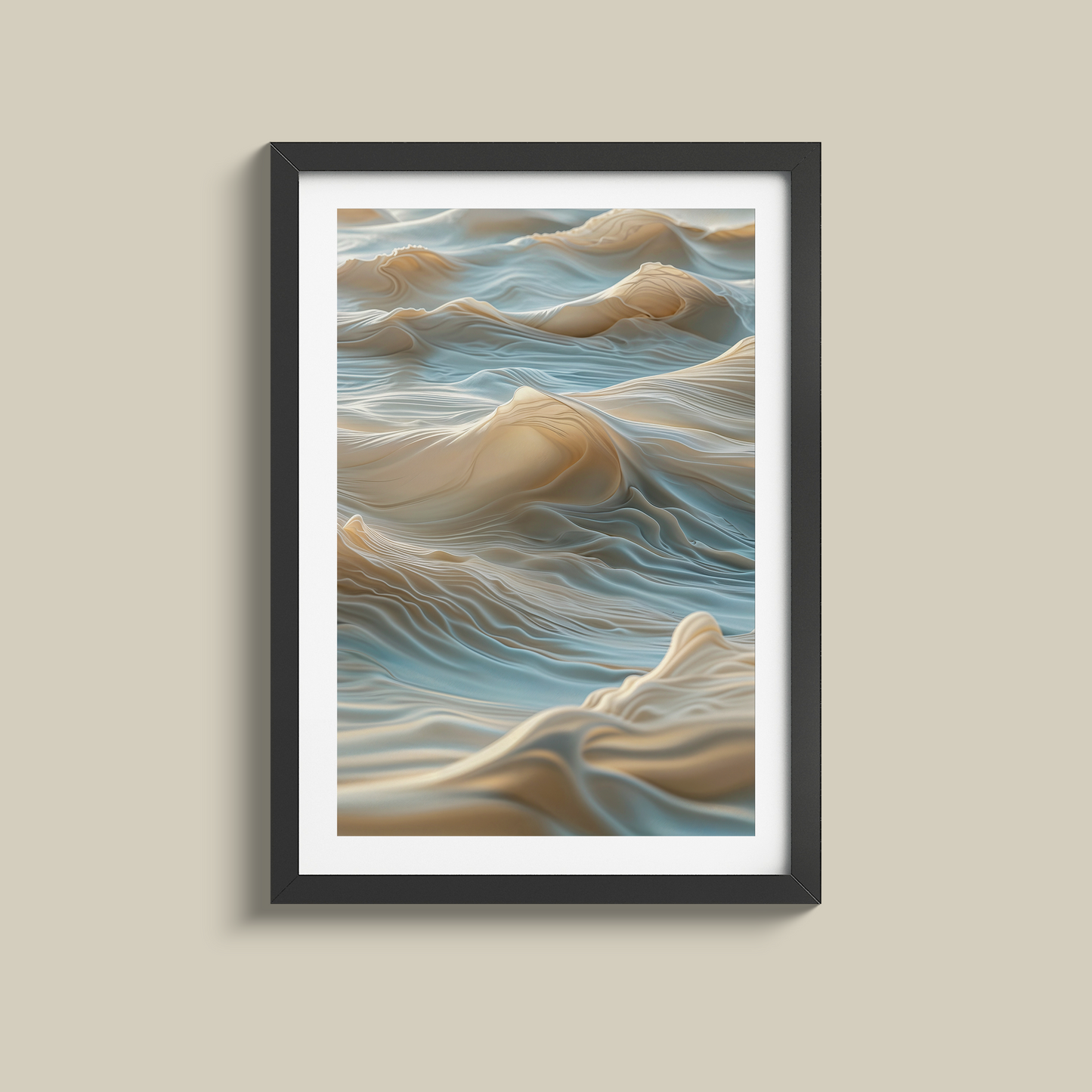 Beautiful abstract waves print 2