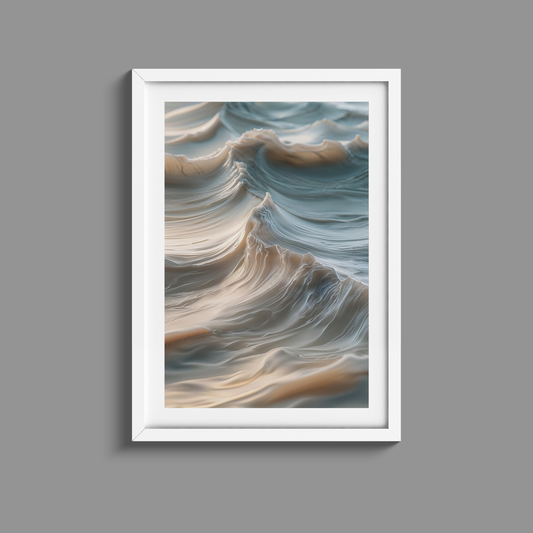 Beautiful abstract waves print 3
